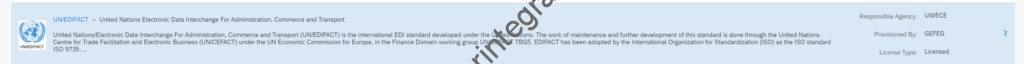 UN/EDIFACT Type System MIG