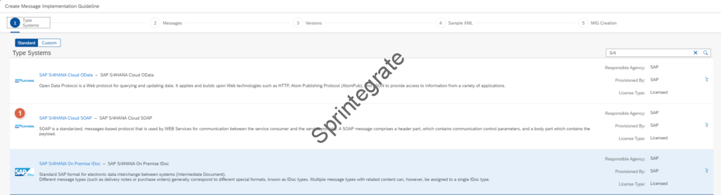 MIG SAP S/4Hana On Premise IDoc