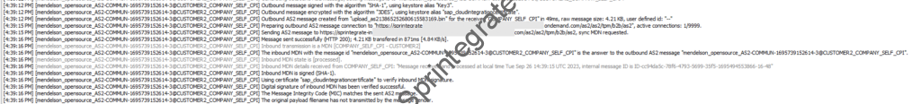 AS2 Message Logs