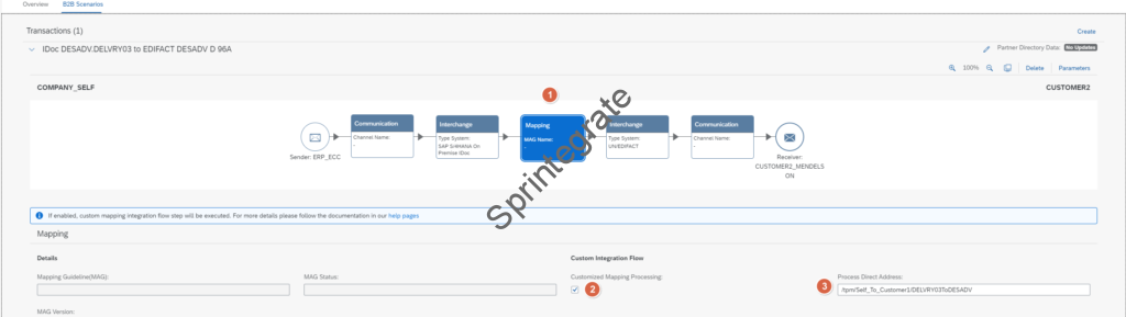 Customized Mapping Processing in TPM