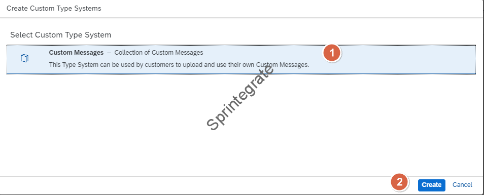 Custom Messages
–
Collection of Custom Messages
This Type System can be used by customers to upload and use their own Custom Messages.