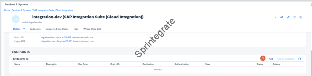 Add a HTTP Point for your System In Cloud ALM