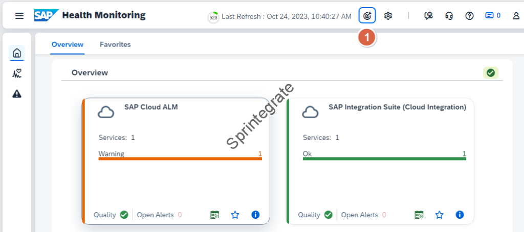 Select Scope in Health Monitoring App