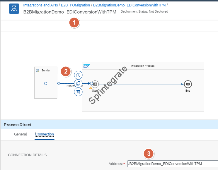 Create a New Integration Flow for Custom Mapping in TPM