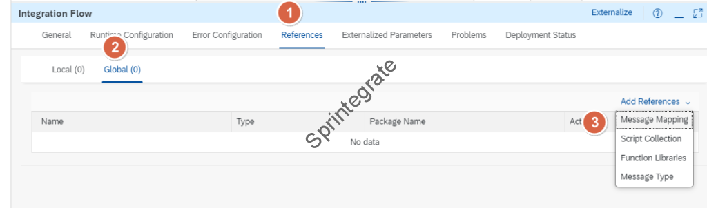 Add References Message Mapping