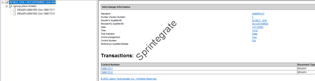 EDI Message in a Editor like EDI Notepad