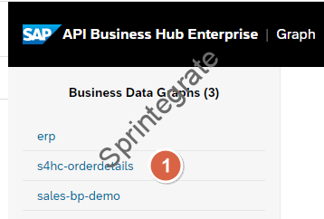 Business Data Graphs are shown in API Hub Enterprise on Graph Navigator