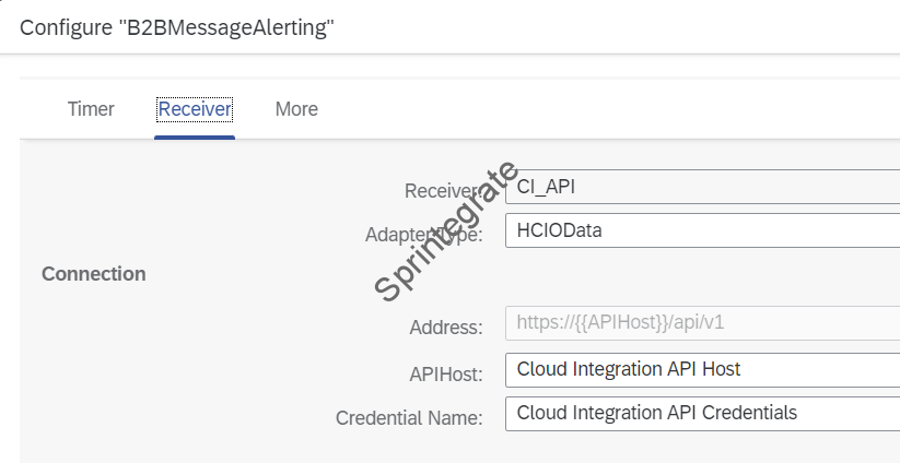 Cloud Integration API Details
