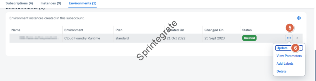 Update Cloud Foundry Runtime
